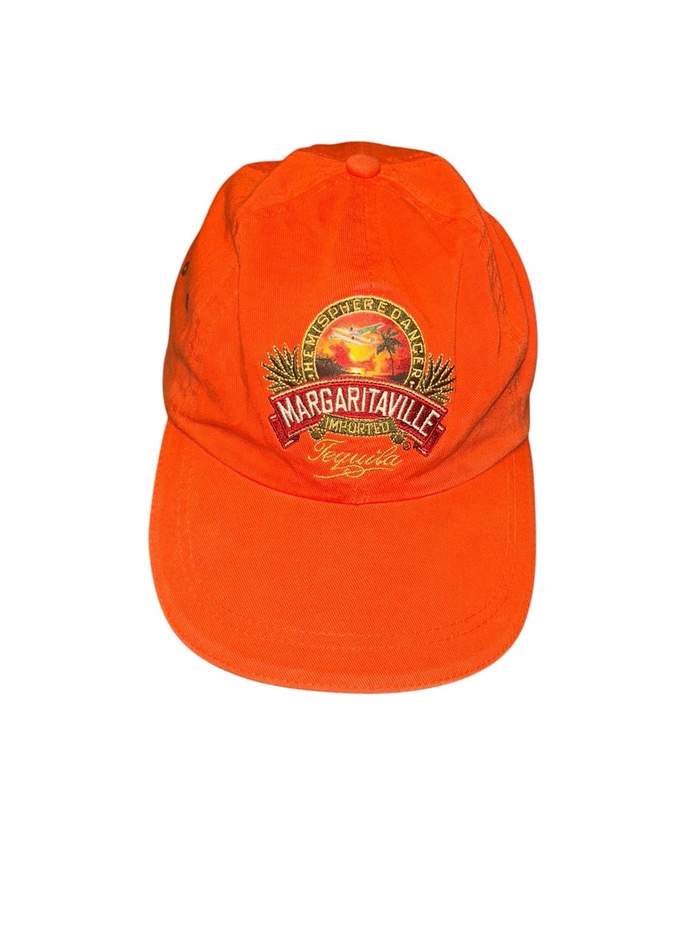 Margaritaville Tequila Strapback Orange Hat Cap Hemisphere Dancer Jimmy Buffett